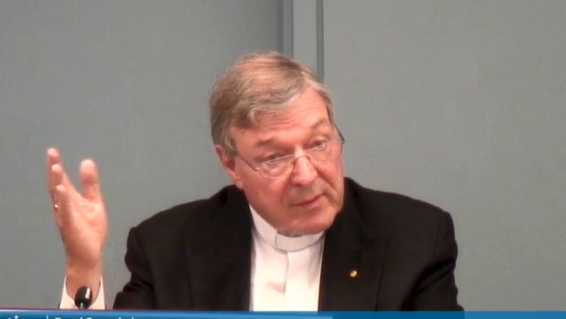 Cardinal George Pell is like the biblical scapegoat, banished to the desert for the sins of his own organisation. 
