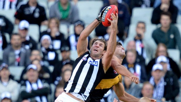 Rivals: Cloke outmarks Alex Rance in 2013