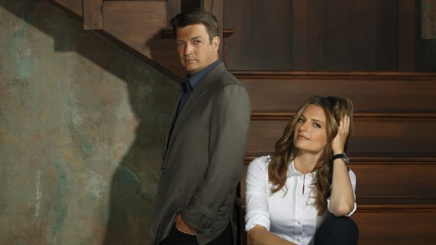 <i>Castle</i> stars Nathan Fillion as Richard Castle and Stana Katic as NYPD Detective Kate Beckett. 