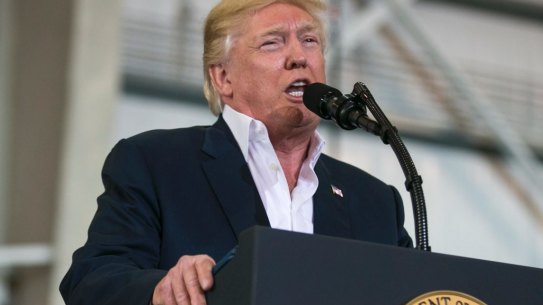 US President Donald Trump said something had happened in Sweden.