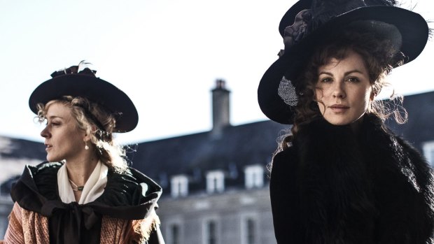 Chloe Sevigny and Kate Beckinsale in the witty <i>Love and Friendship</I>.