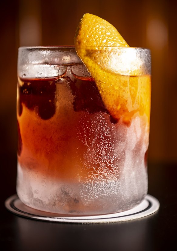 Chocolate negroni from Piccolo Bar, Potts Point.
