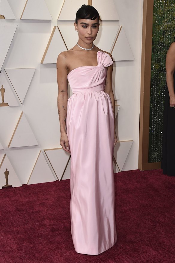 Zoe Kravitz wears Saint Laurent.