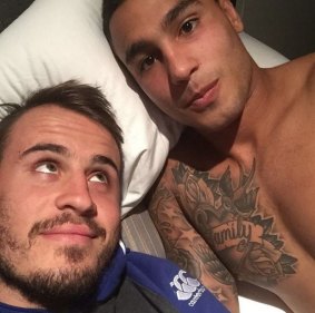 Instagram post of Josh Reynolds and Michael Lichaa.