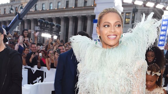 Blue Ivy Carter and Beyonce attend the 2016 MTV Video Music Awards at Madison Square Garden.
