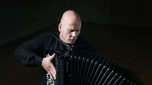 Classical accordionist James Crabb. Photo: Christoffer Askman