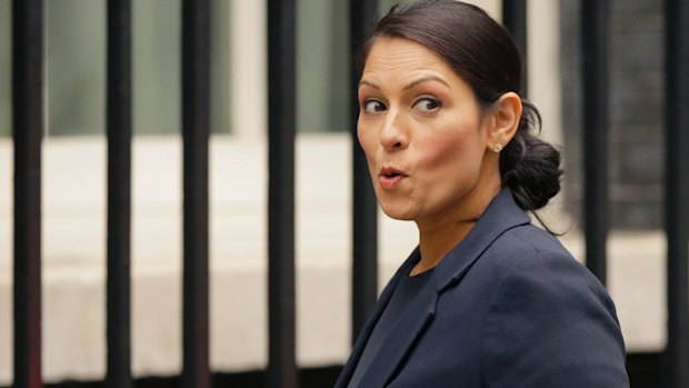 Britain's Secretary of State for International Development Priti Patel in October.