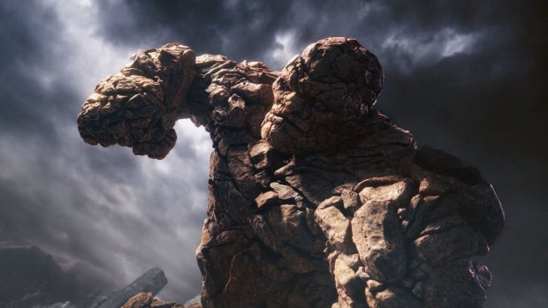 Jamie Bell as The Thing in the film Fantastic Four (2015). Photo: 20th Century Fox