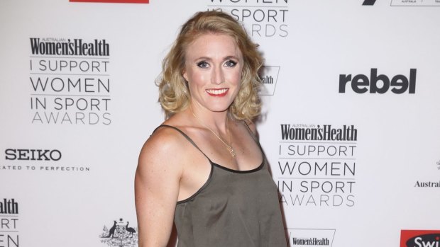 Sally Pearson at the Women's Health I Support Women in Sport Awards.