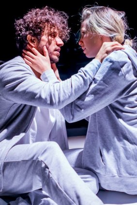 The play, featuring Firass Dirani and Emilie Cocquerel, raises intriguing ideas relating to ethics and the nature of love.