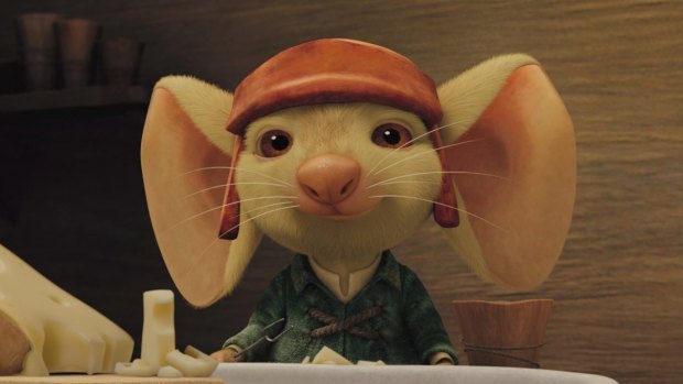 <i>The Tale of Despereaux </i> by Kate DiCamillo,   a story of a mouse's brave quest.