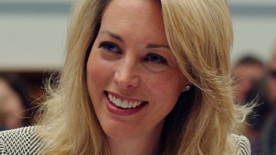 Former CIA operative Valerie Plame testifies on Capitol Hill in Washington in 2007.