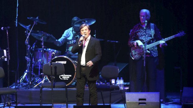 John Paul Young was among a number of stars who paid tribute to Jon English at the Capitol Theatre. English's career took off at the venue 1970's hit Jesus Christ Superstar.