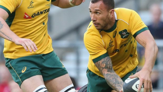 Squeezed out: Quade Cooper.