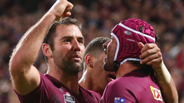 Maroons axis: Smith and Thurston have proven very tough to beat.