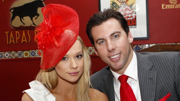 Grant Hackett and Candice Alley split in May 2012.