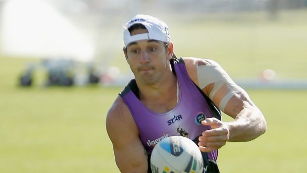 Melbourne Storm will wait until Monday before naming Billy Slater to face the Dragons at AAMI Park.