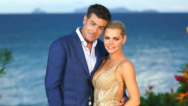 Sophie Monk with Stu Laundy on The Bachelorette.