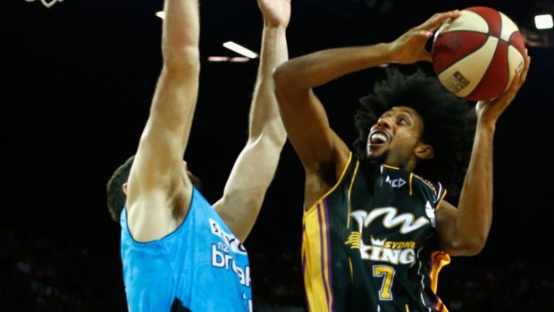A most valuable player: Kings import Josh Childress takes a shot against the New Zealand Breakers last season.