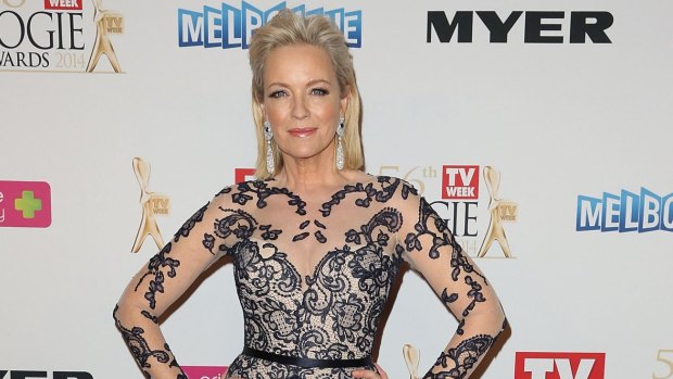 Dumped: Rebecca Gibney at the 2014 Logies.