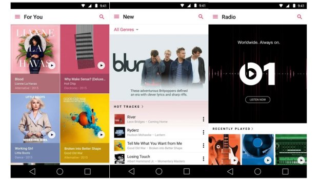 Apple Music on Android is very similar to Apple Music on iOS.