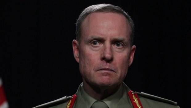 Lieutenant-General David Morrison will step down as Australian Army chief in May. 
