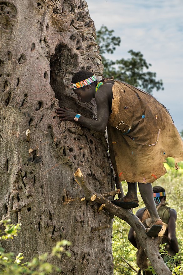 Hadzabe hunter.