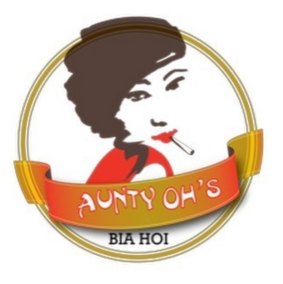 The logo of Aunty Oh's Bia Hoi, the restaurant formerly known as Uncle Ho