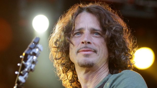 Chris Cornell on stage at the Soundwave music festival in Melbourne in 2015.