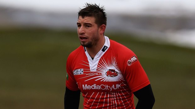 UK stint: Liam Foran during his time with the Salford City Reds in the Super League in 2013.