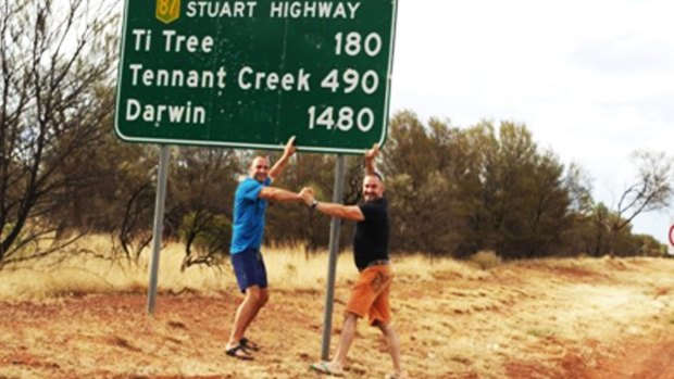 The group documented their road trip across Australia, cracking open ATMs, along the way.