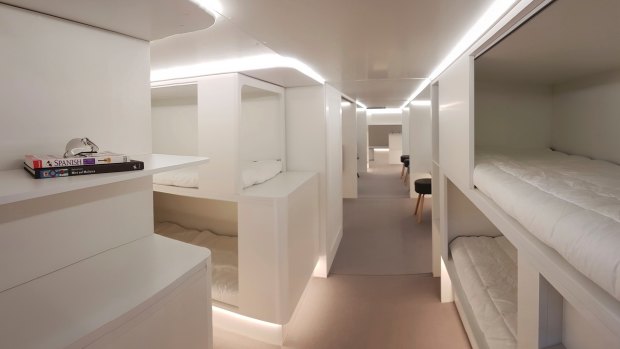 Airbus and Zodiac Aerospace are developing passenger sleeping compartments that could fit into a plane's cargo bay.