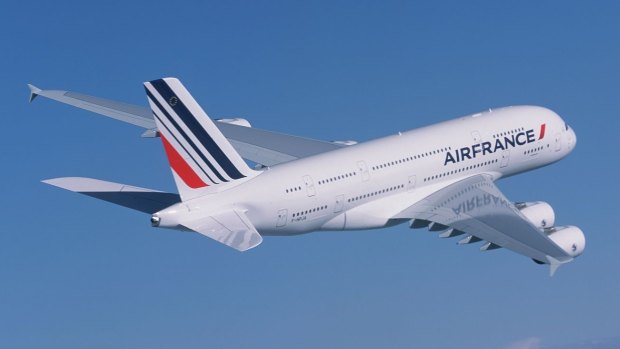 Air France Airbus A380 superjumbo.