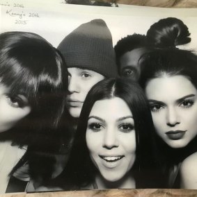 Justin cosied up to Kourtney at her sister Kendall Jenner's 20th birthday party.