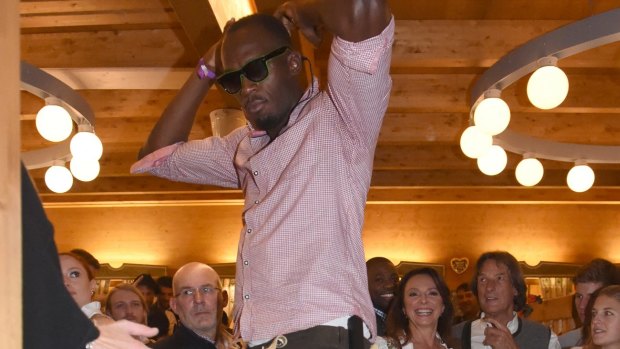 Drawcard: Usain Bolt is being paid a rumoured $400,000 to turn up to James Packer's Crown Casino marquee.