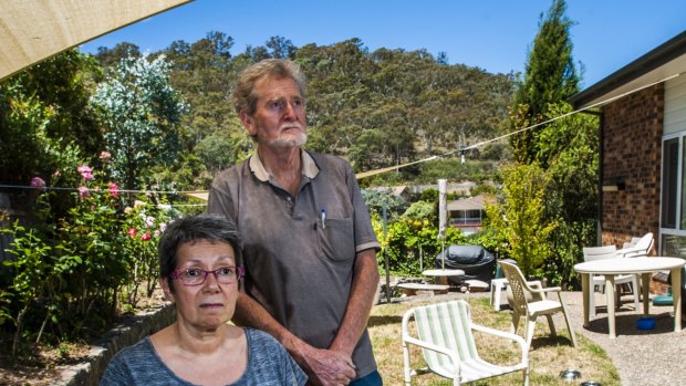 Richard Larkey and his wife Ana are sick of the putrid odours around their home, which they say are the same as those which came from the tip earlier this year. 