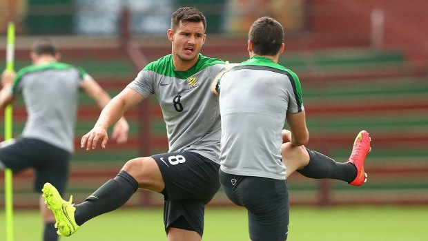 Big year: Socceroo Bailey Wright is aiming to build on the success he's had in the last year with his club and country.