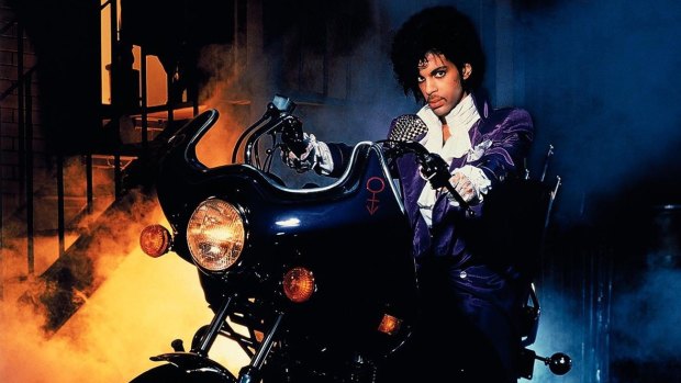 Prince in the 1984 film Purple Rain, which catapulted him to global superstar status.