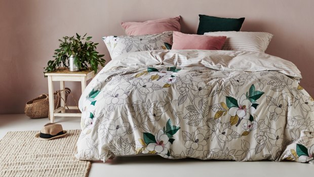 Nightgarden queen quilt cover set (one quilt cover, two pillowcases), $249. 