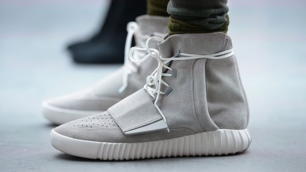 Addidas Yeezy shoes, similar to the ones stolen in Dulwich Hill.