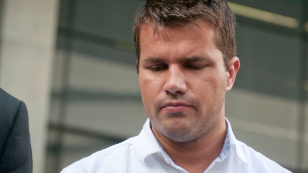 Gable Tostee leaves court a free man on October 20, 2016.