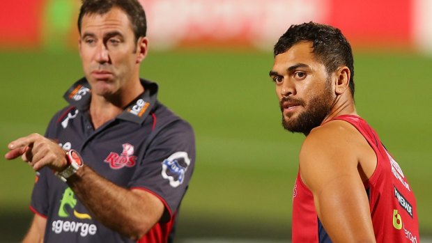 Repaying the faith: Karmichael Hunt says he is lucky to be given another chance.