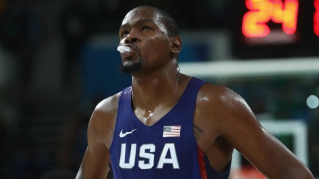 Australia's new Olympic champion used Kevin Durant to drive his remarkable victory.  