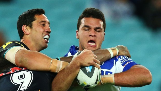 Costly mistake: Canterbury Bulldogs overspent on their salary cap after failing to offload forward Lloyd Perrett.