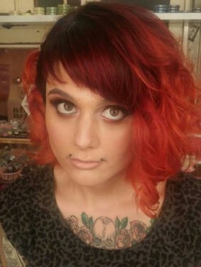 Evie Amati is accused of attacking three people with an axe in Enmore.