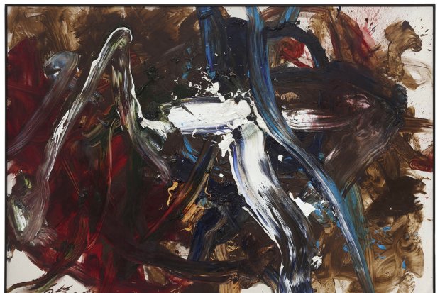 Kazuo Shiraga S Foot Paintings Stand Up Well In Paris