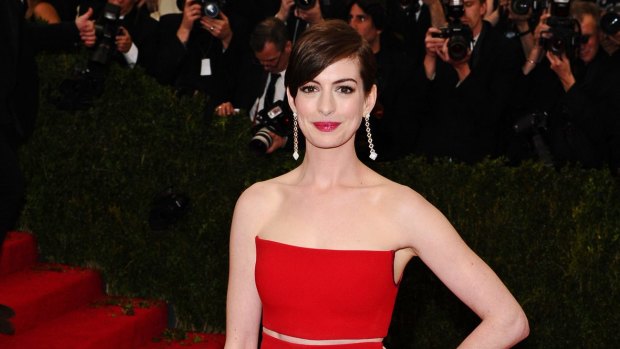 More compassionate: Anne Hathaway says she learned from being cyber bullied.