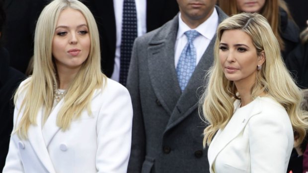 President Donald Trump's daughters, Tiffany (left) and Ivanka.