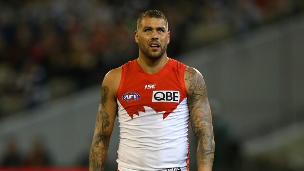 Quiet night: Sydney's Lance Franklin failed to make an impact.
