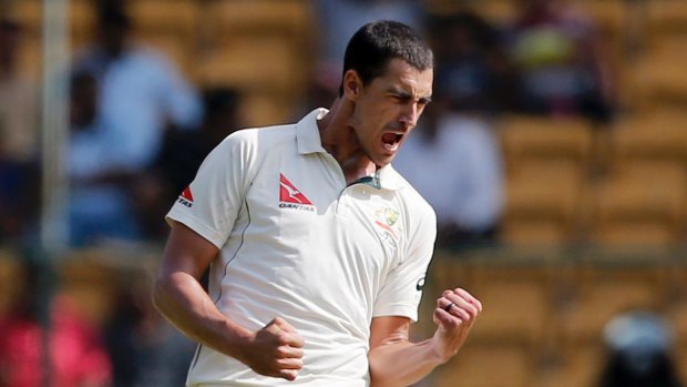 Hard to replace: Paceman Mitchell Starc is recovering from a foot injury.